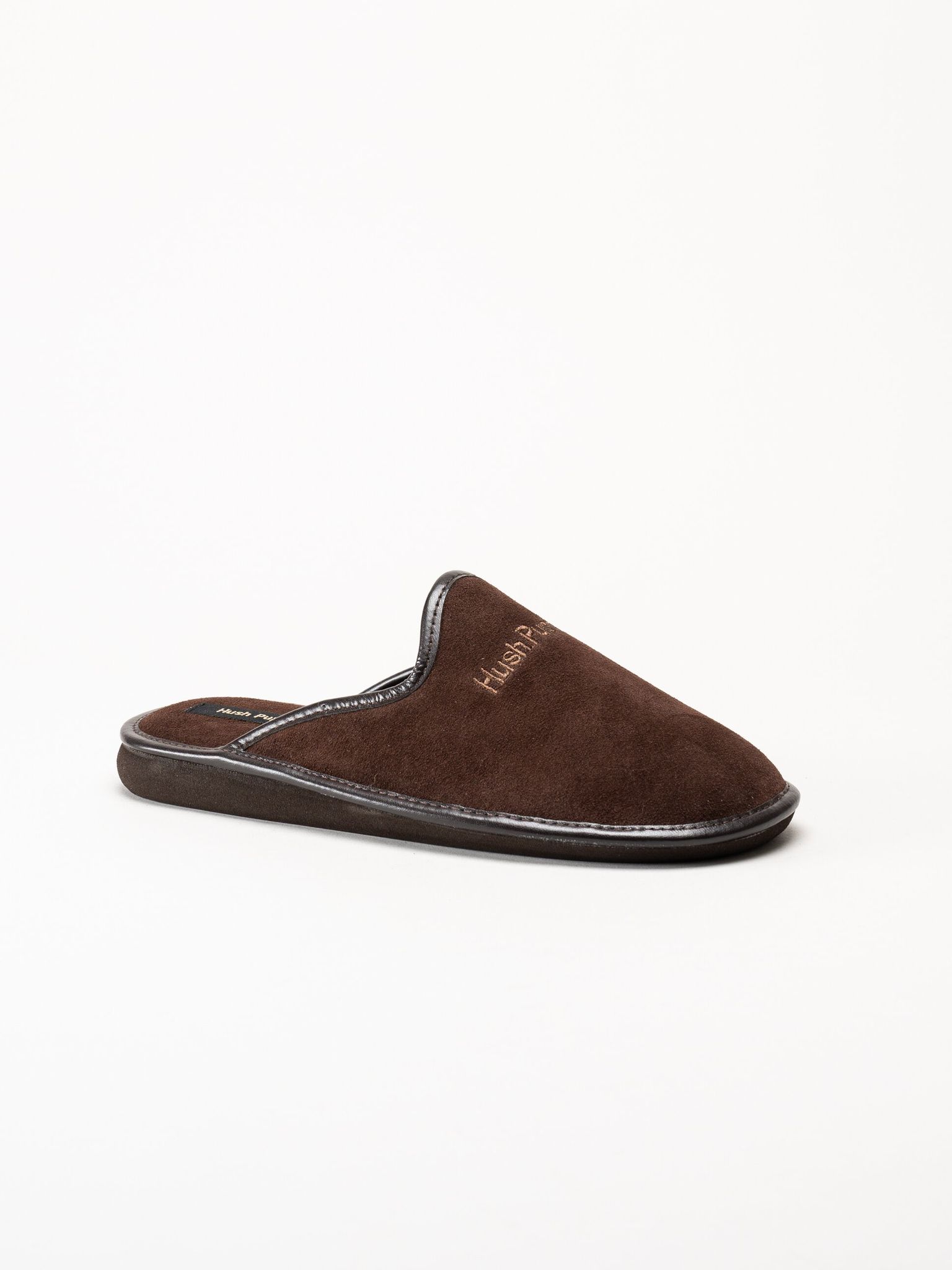 Hush Puppies - Men´s Marco - Mörkbruna slip in tofflor