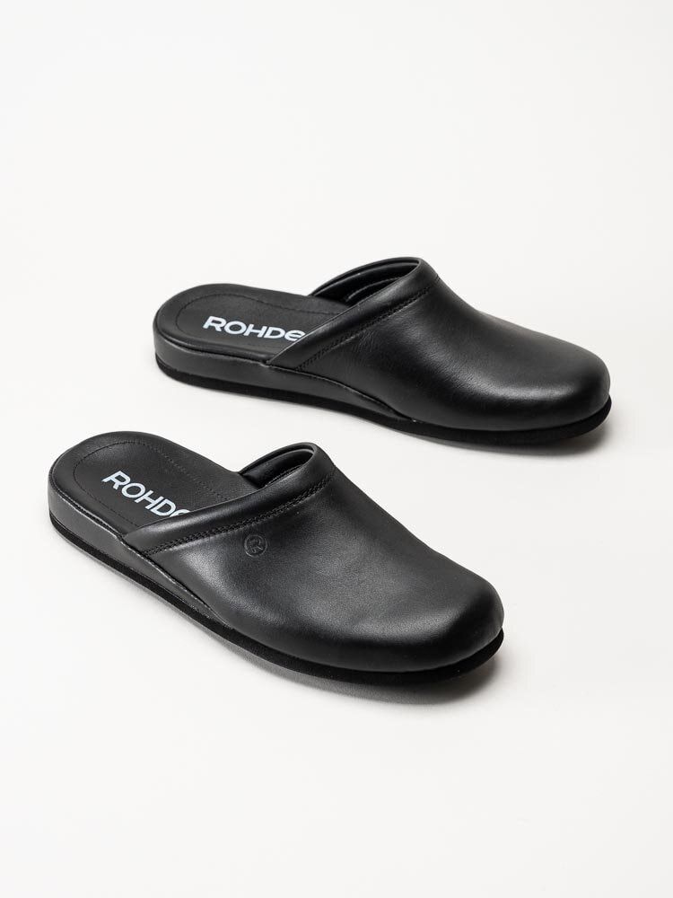 Rohde - Varberg - Svarta slip in tofflor i skinn