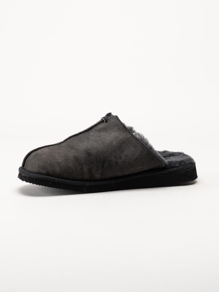 Shepherd - Hugo - Svarta slip in fårskinnstofflor