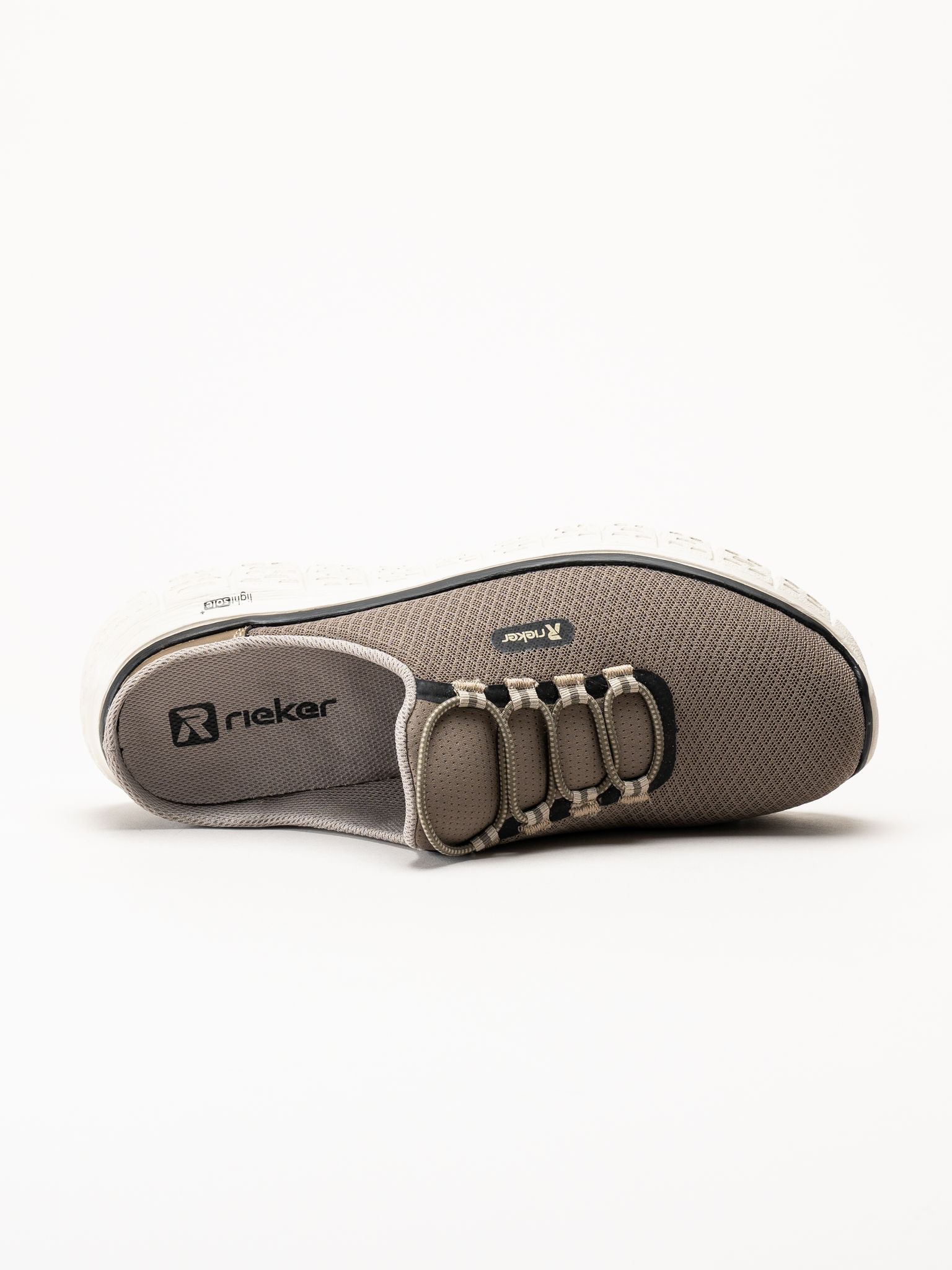 Rieker - Beige slip in sandal