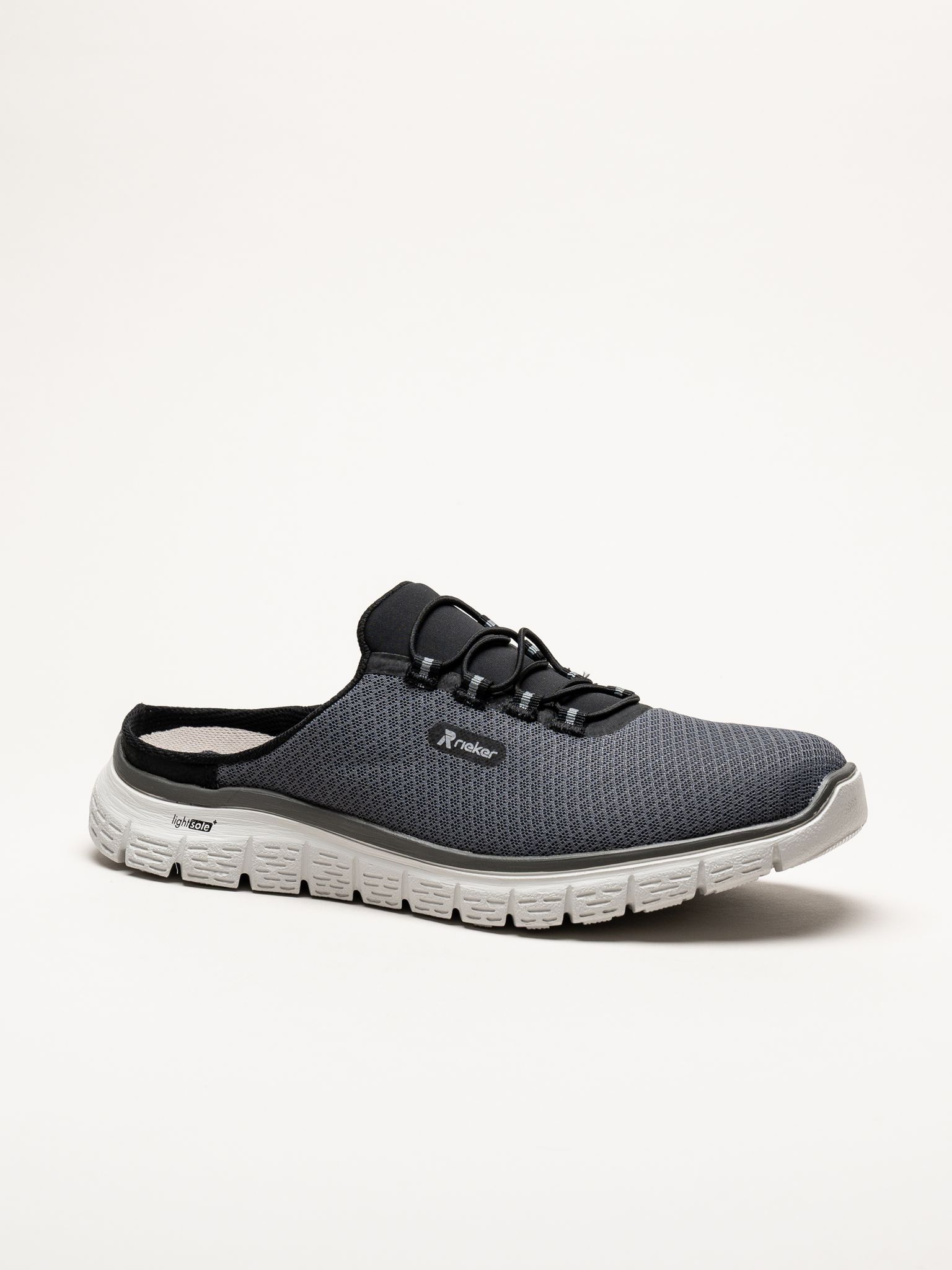 Rieker - Grå slip in sandal