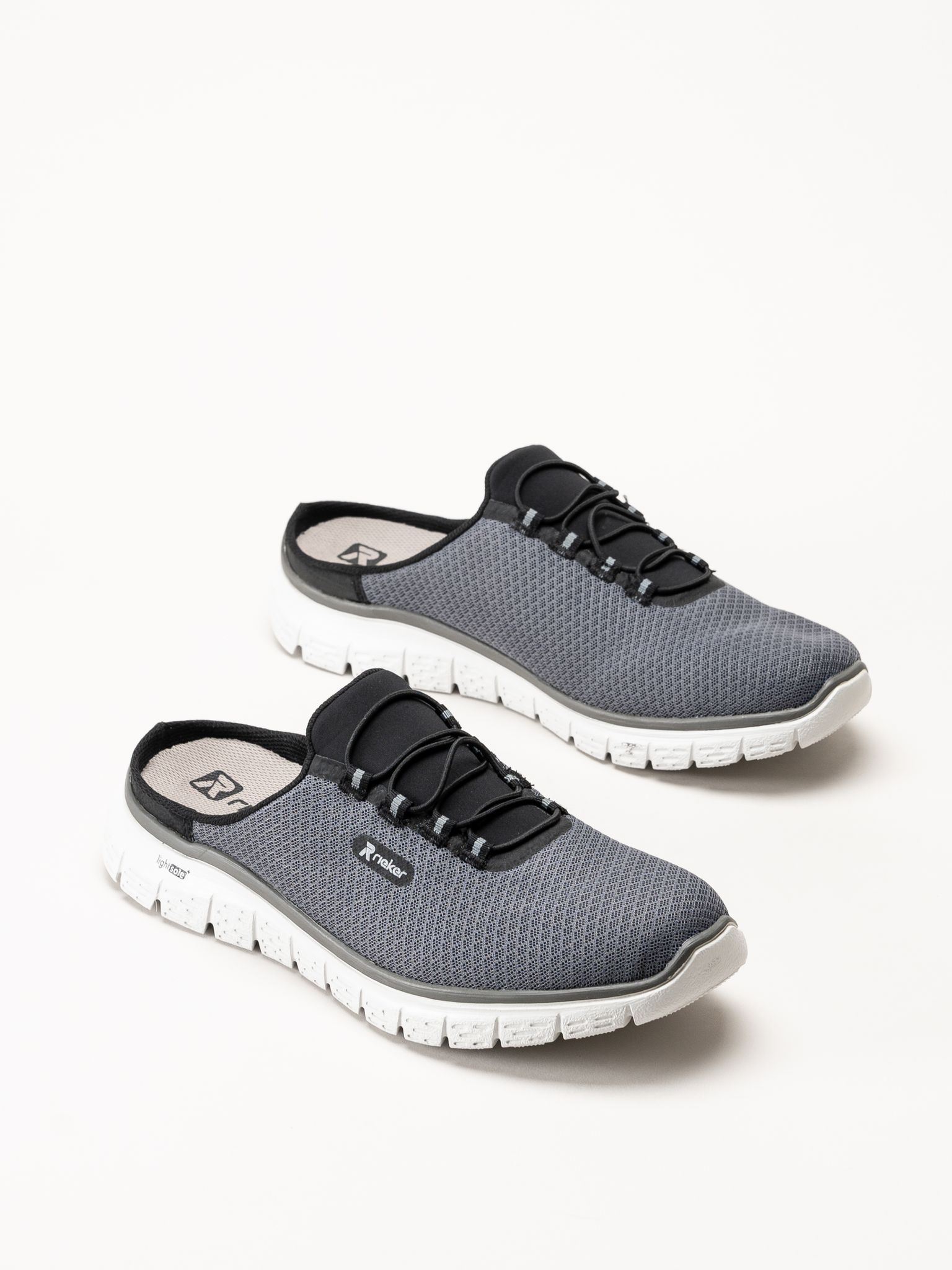 Rieker - Grå slip in sandal