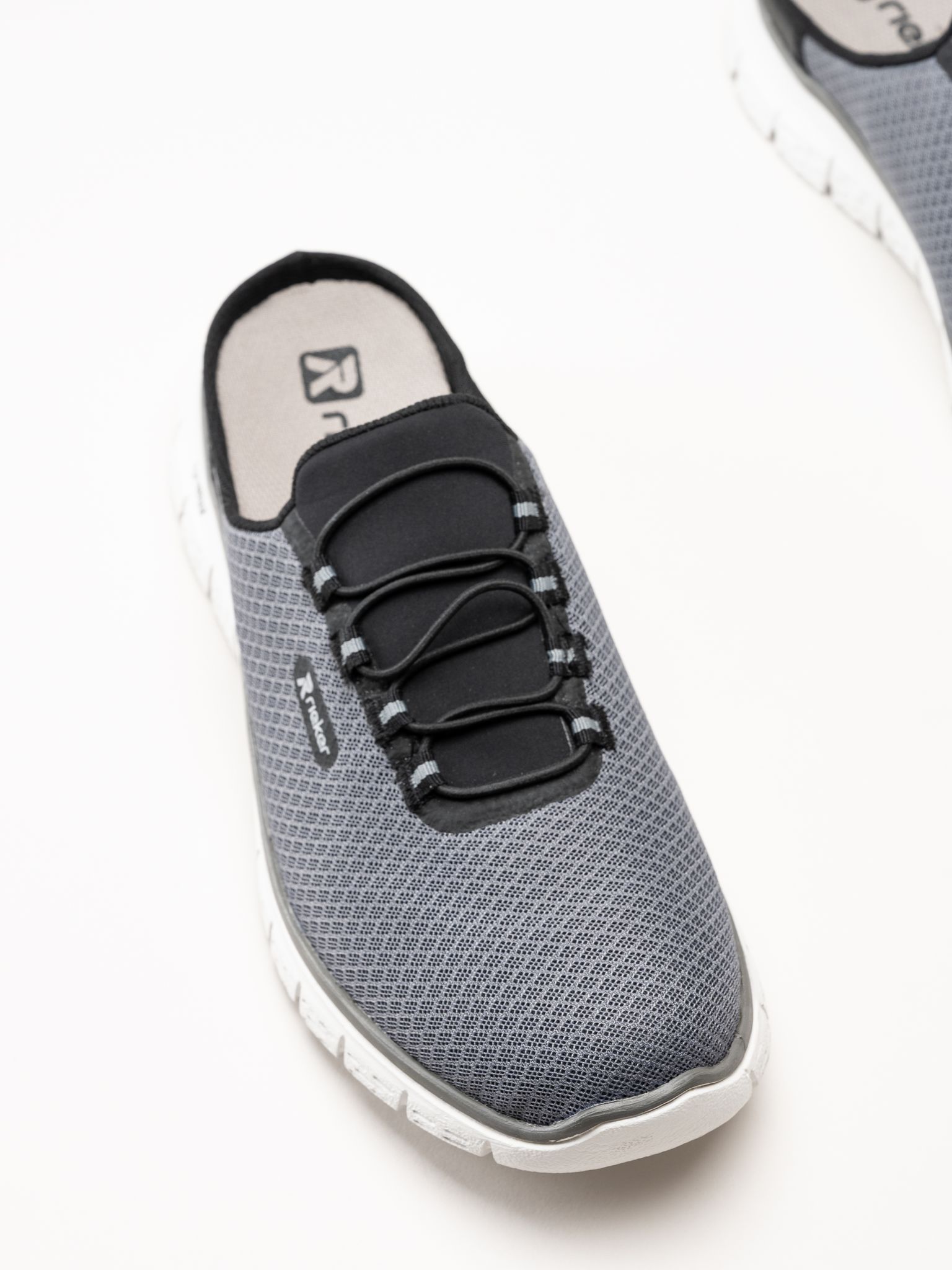 Rieker - Grå slip in sandal