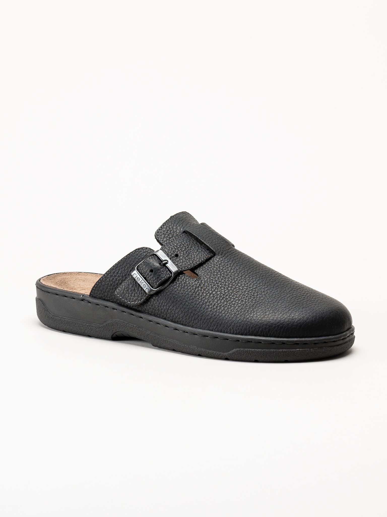 Rieker - Svarta tofflor