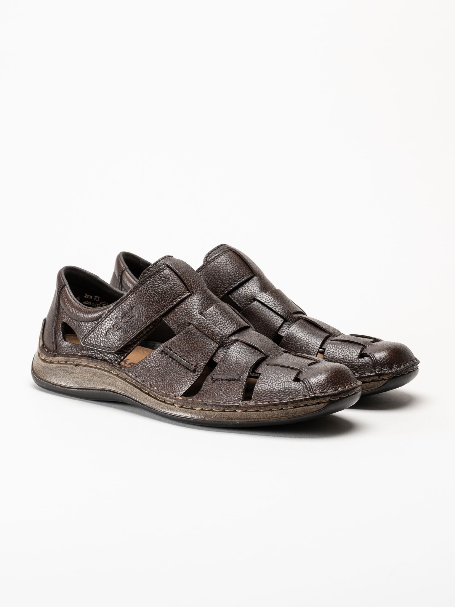 Rieker - Mörkbruna sandaler