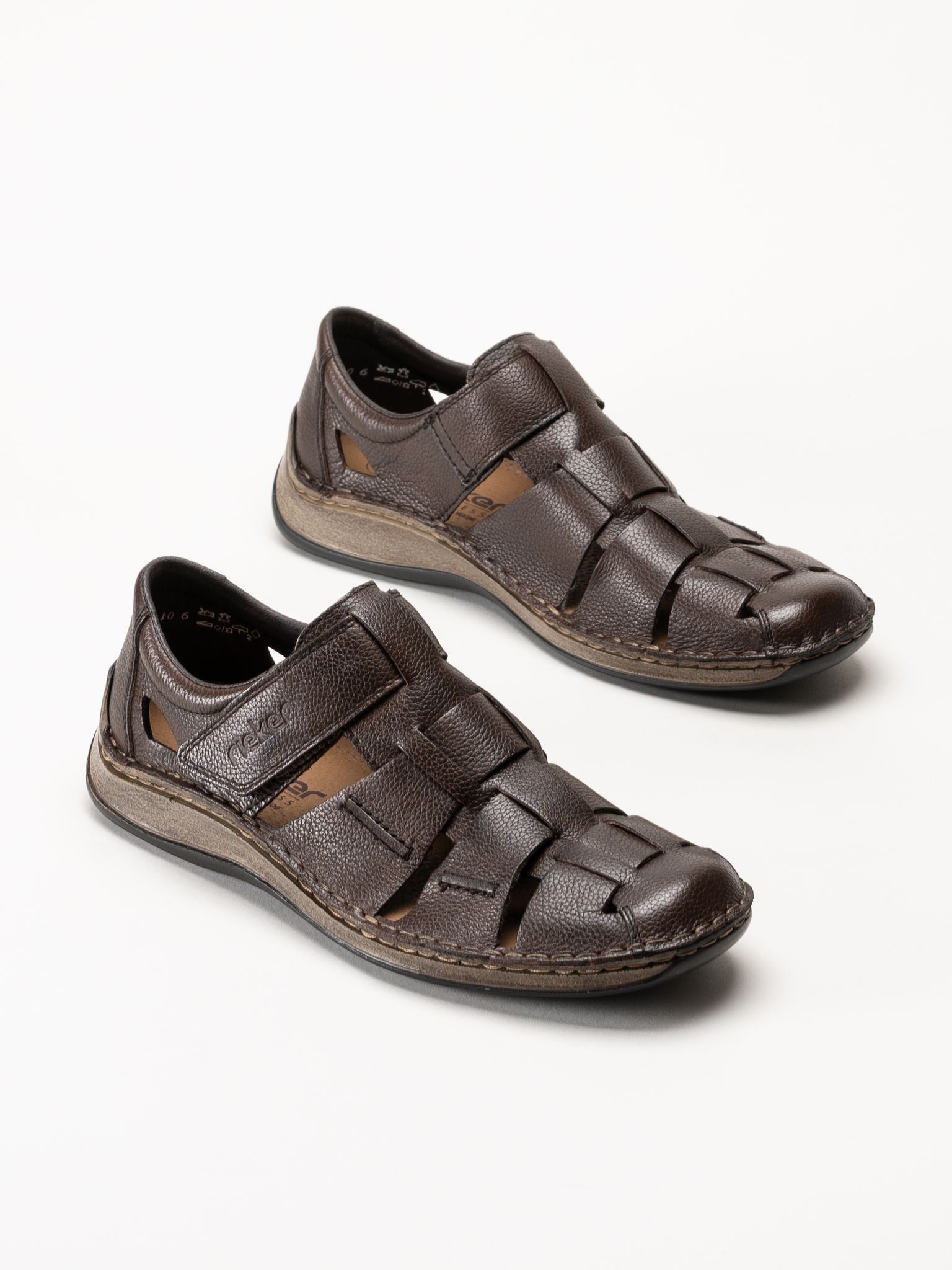 Rieker - Mörkbruna sandaler
