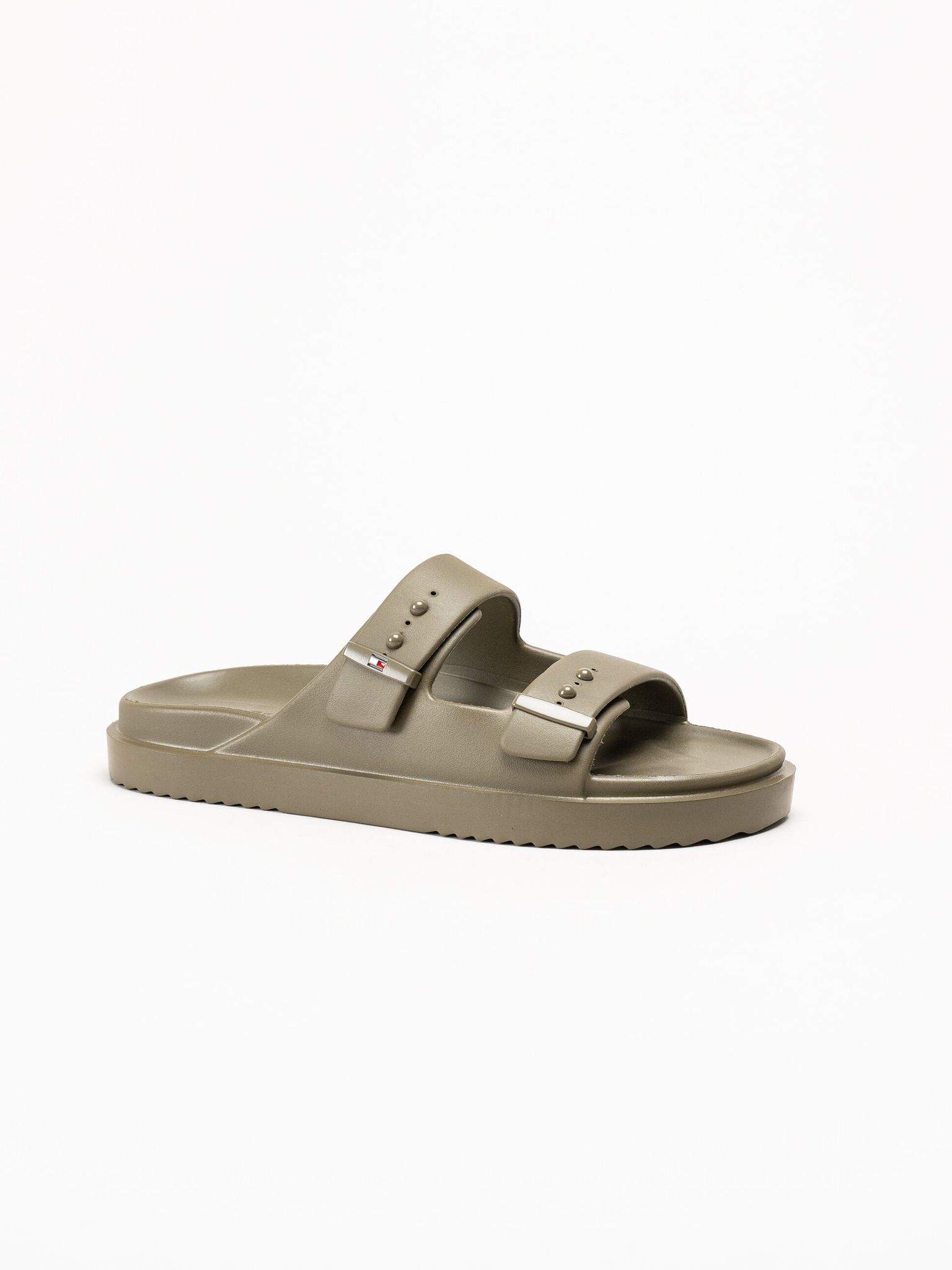 Tommy Hilfiger - Light Pool Slider - Gröna slip in sandaler