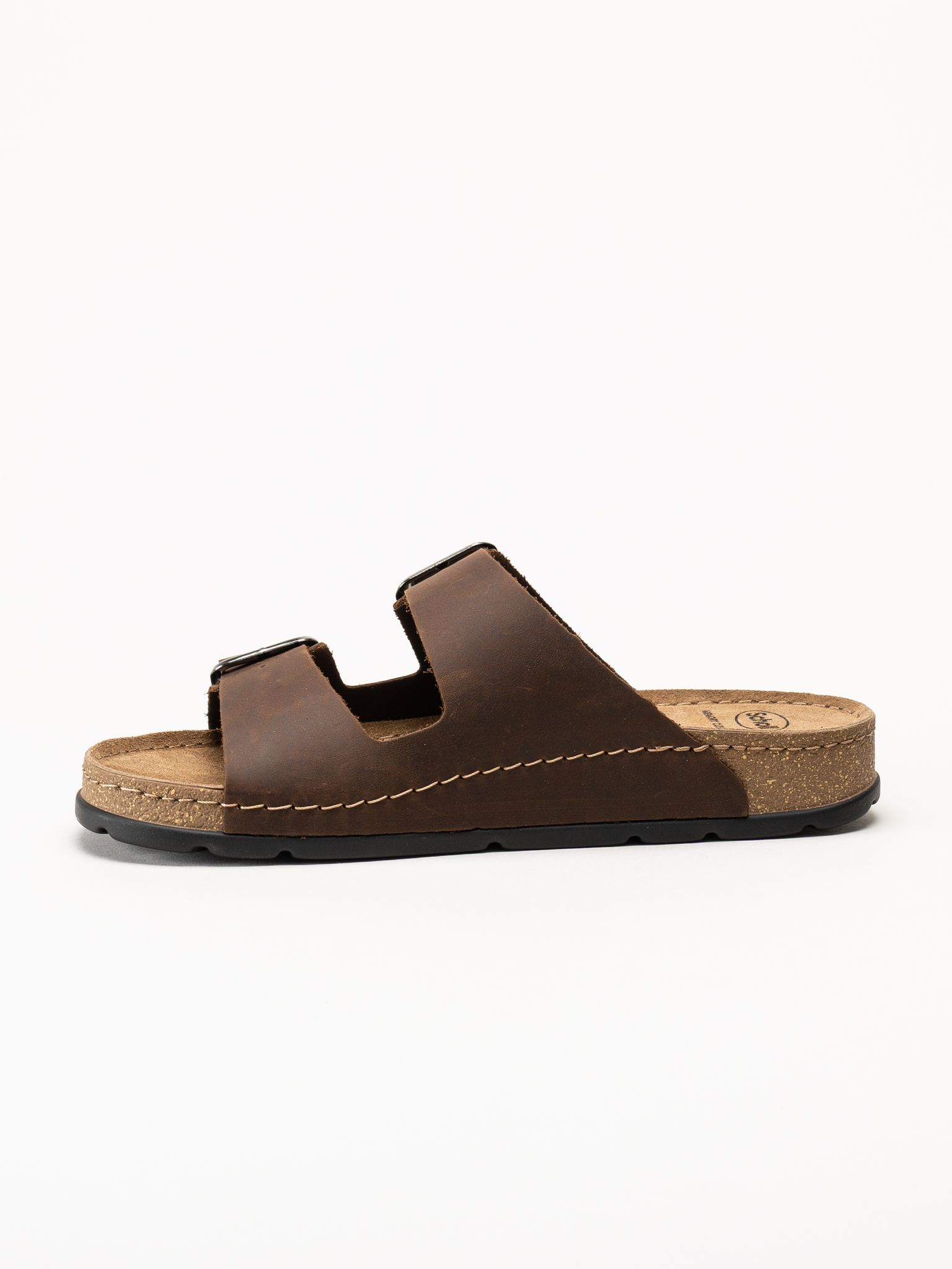 Scholl - Bora 2 Buckles - Mörkbruna sandaler