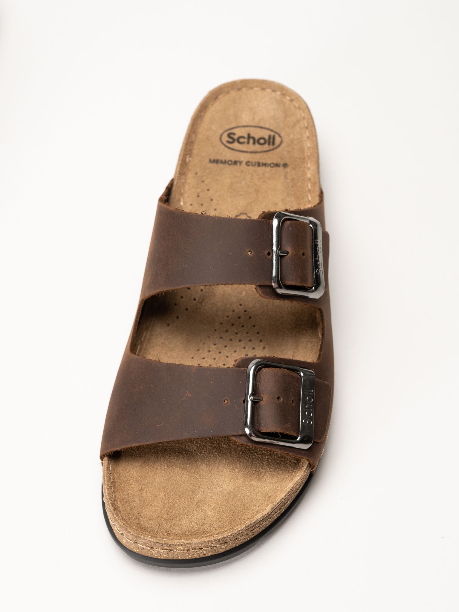 Scholl - Bora 2 Buckles - Mörkbruna sandaler