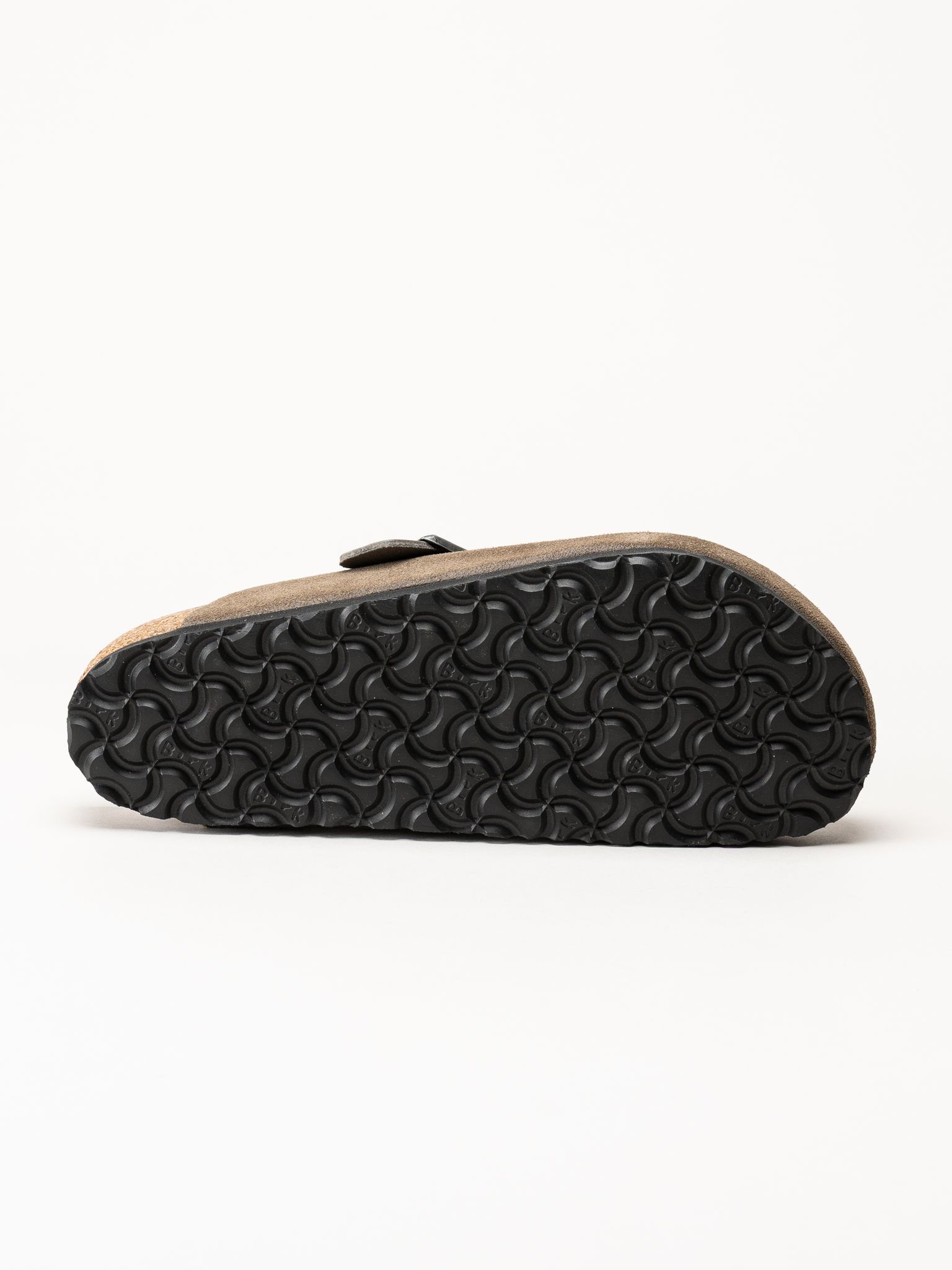 Birkenstock - Boston - Gråbruna slip-in sandaler