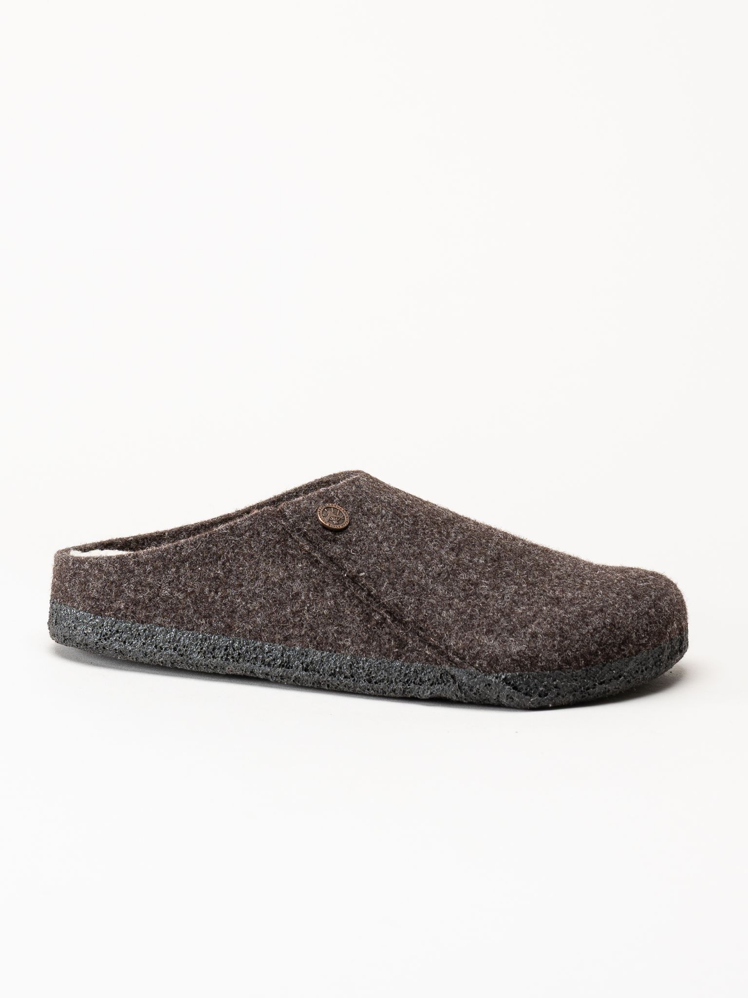 Birkenstock - Zermatt - Mörkbruna ulltofflor