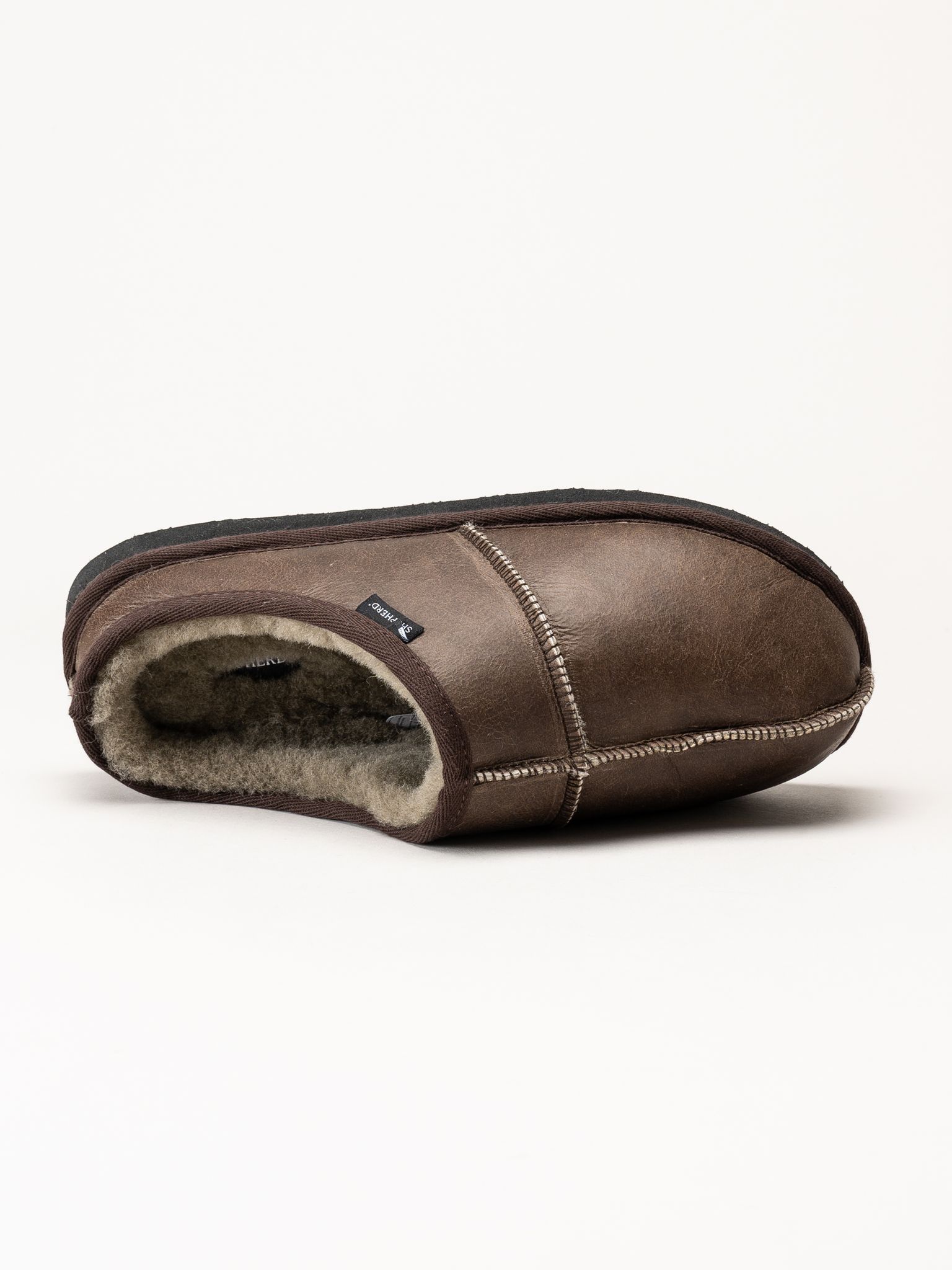 Shepherd - Bobo - Mörkbruna slip in tofflor