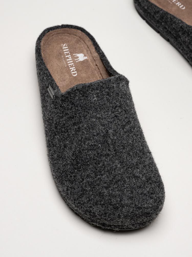 Shepherd - Samuel - Mörkgrå slip in tofflor