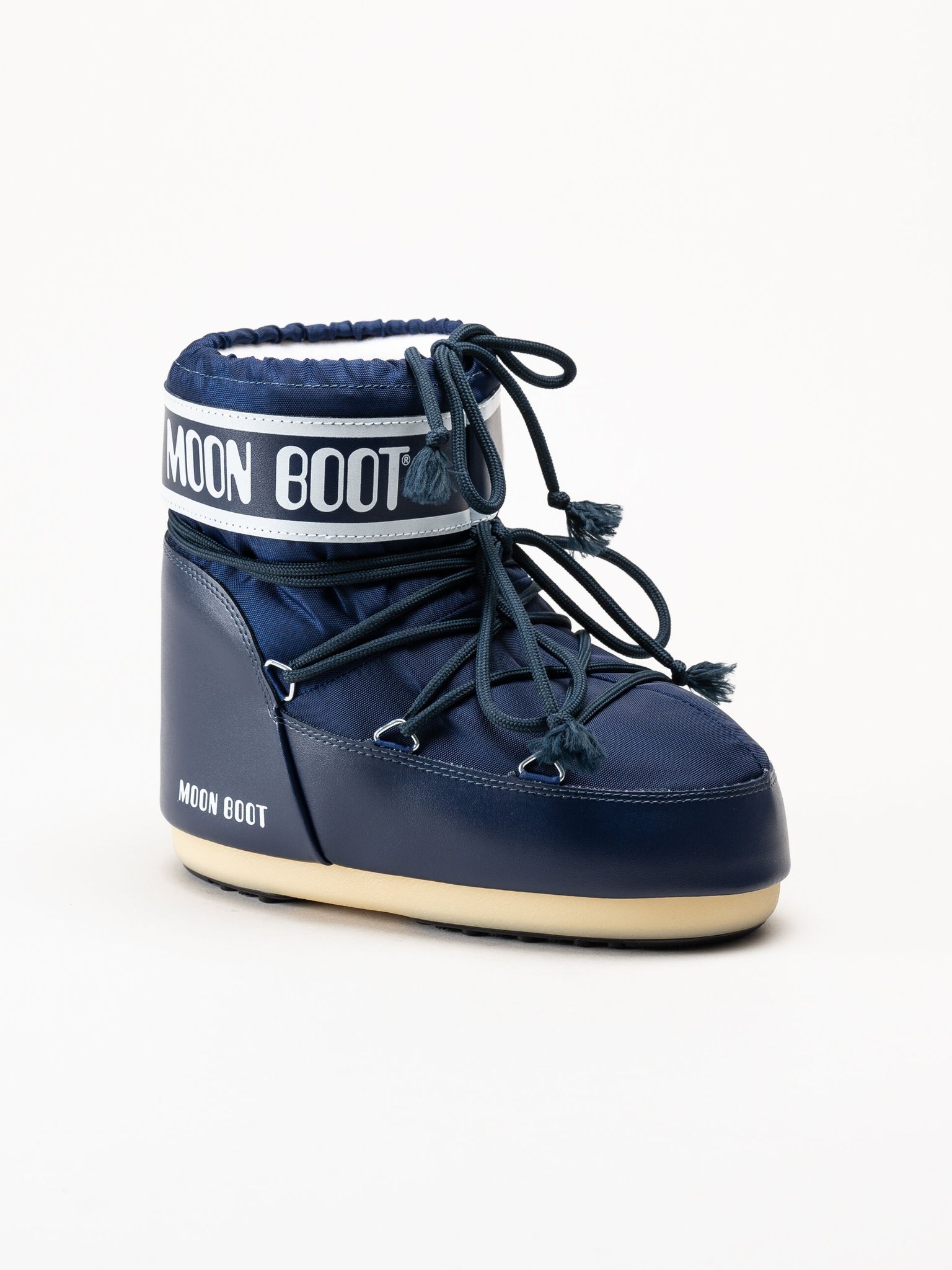 Moon Boot - Icon Low Nylon - Blå klassiska vinterboots