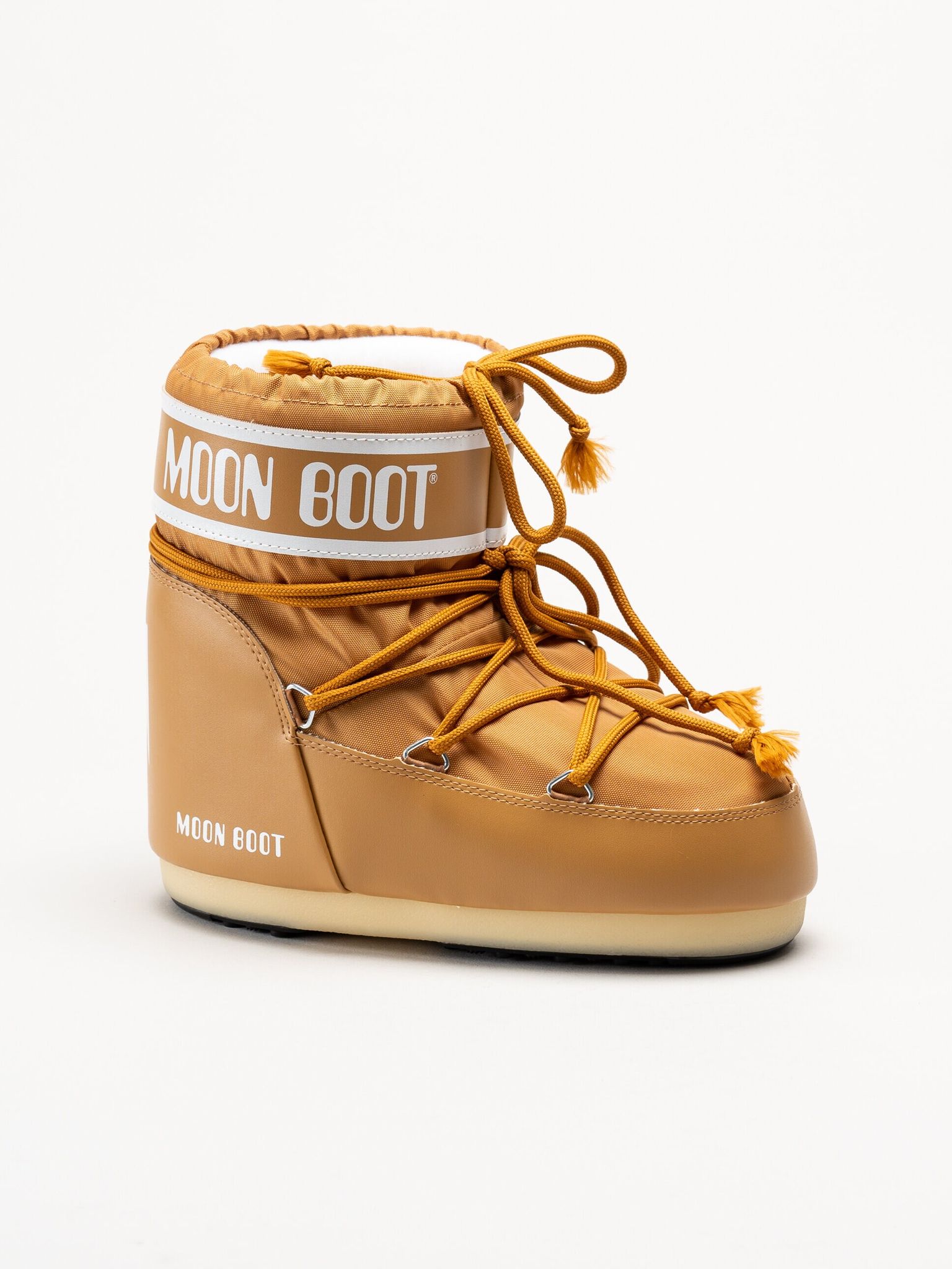 Moon Boot - Icon Low Nylon - Ljusbruna klassiska vinterboots