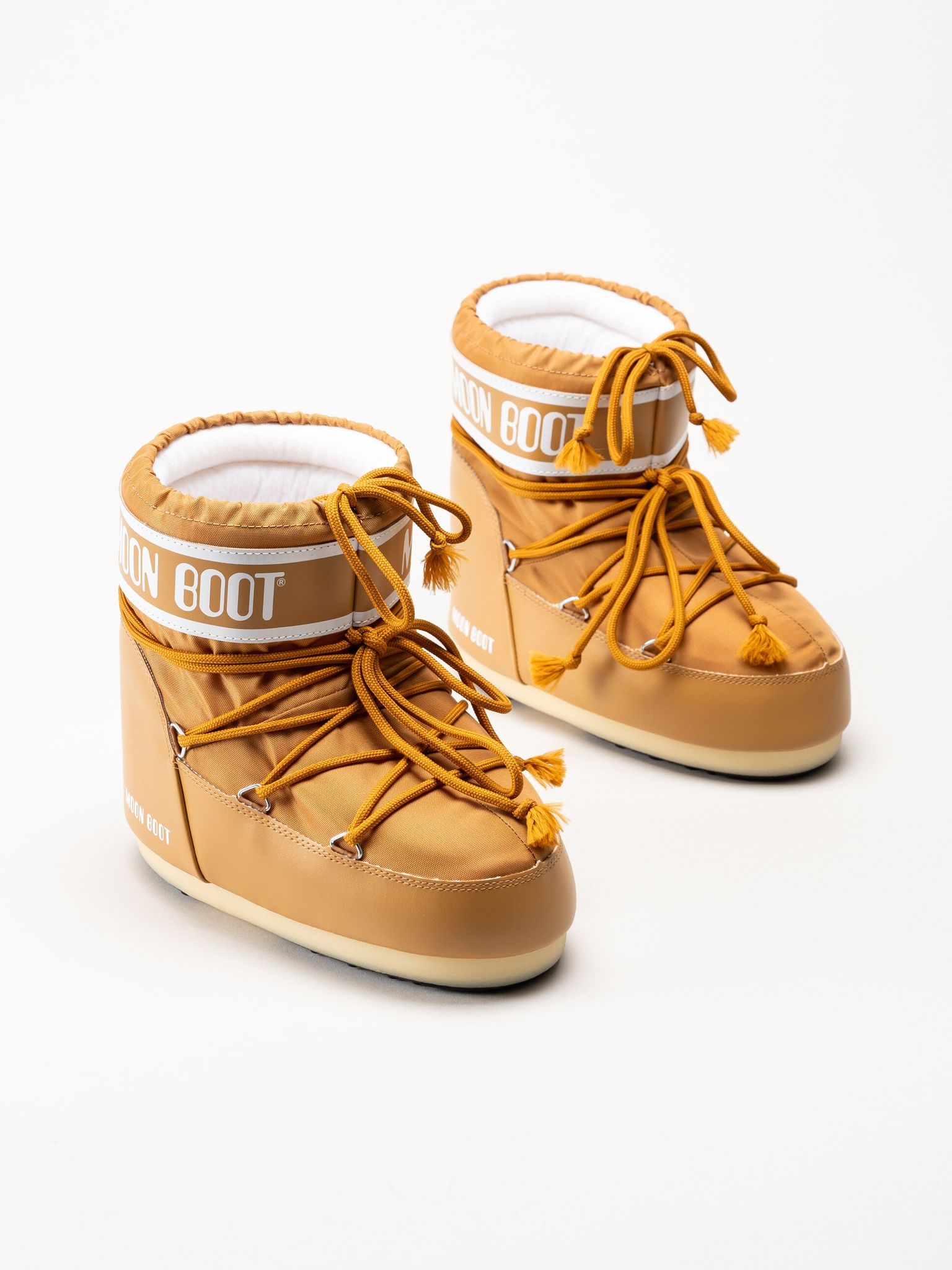 Moon Boot - Icon Low Nylon - Ljusbruna klassiska vinterboots