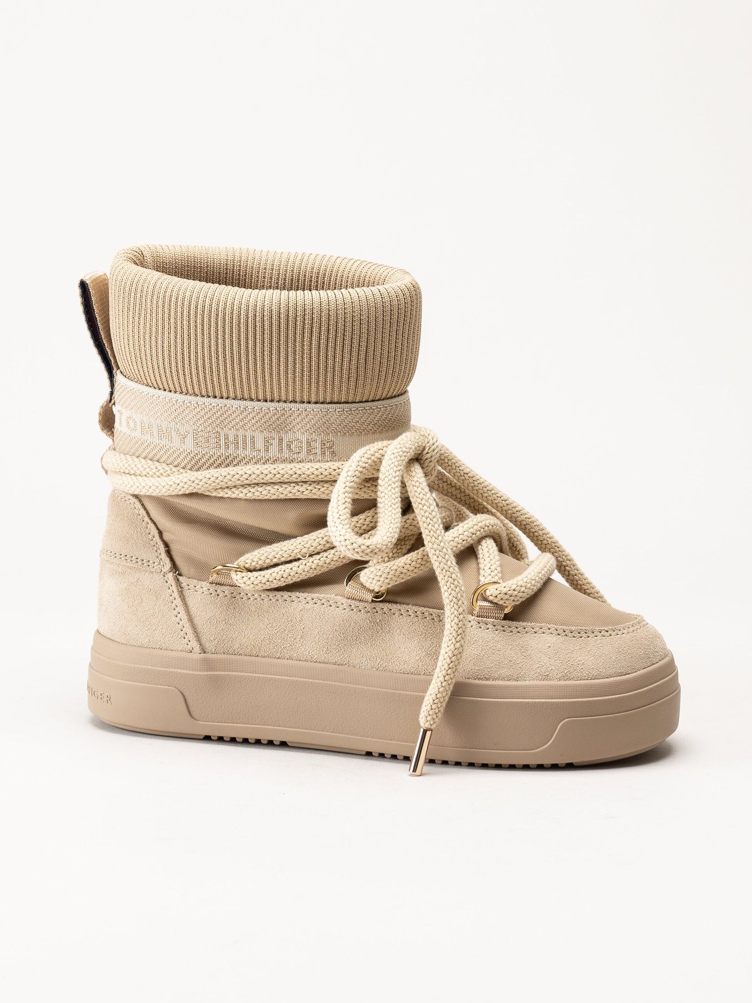 Tommy Hilfiger - TommyTech Snowboot - Beige vinterboots