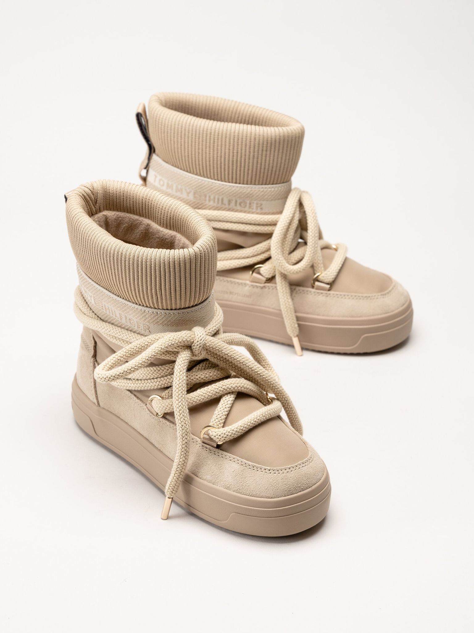 Tommy Hilfiger - TommyTech Snowboot - Beige vinterboots