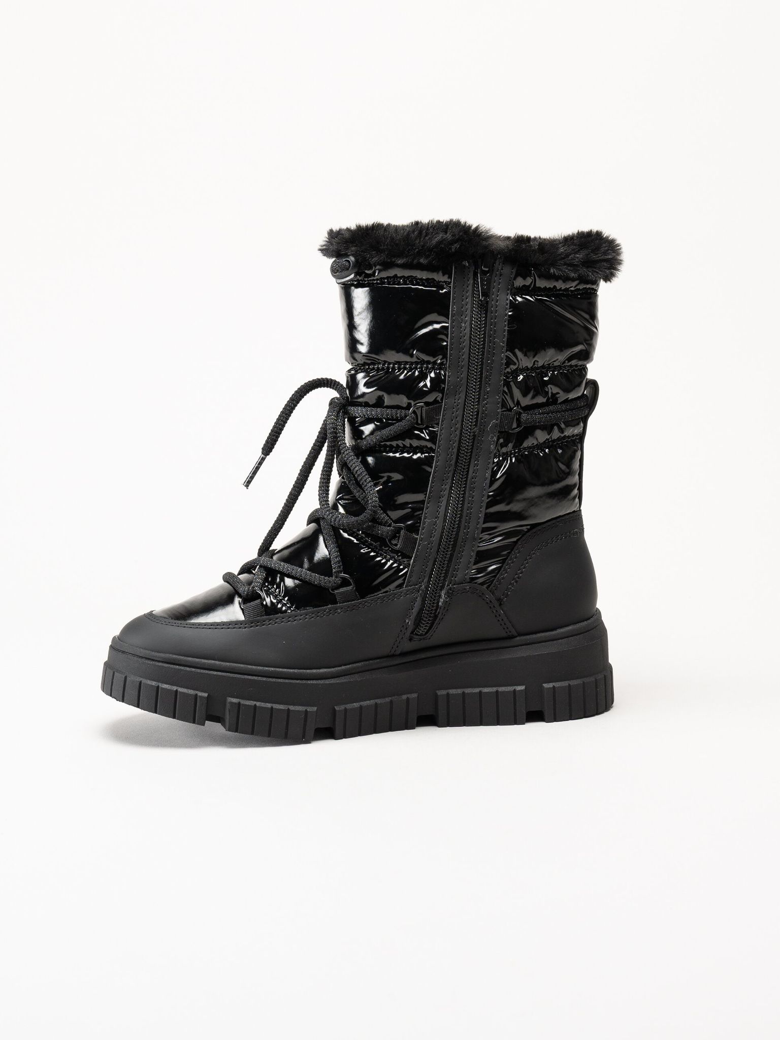 S.Oliver - Svarta fodrade boots