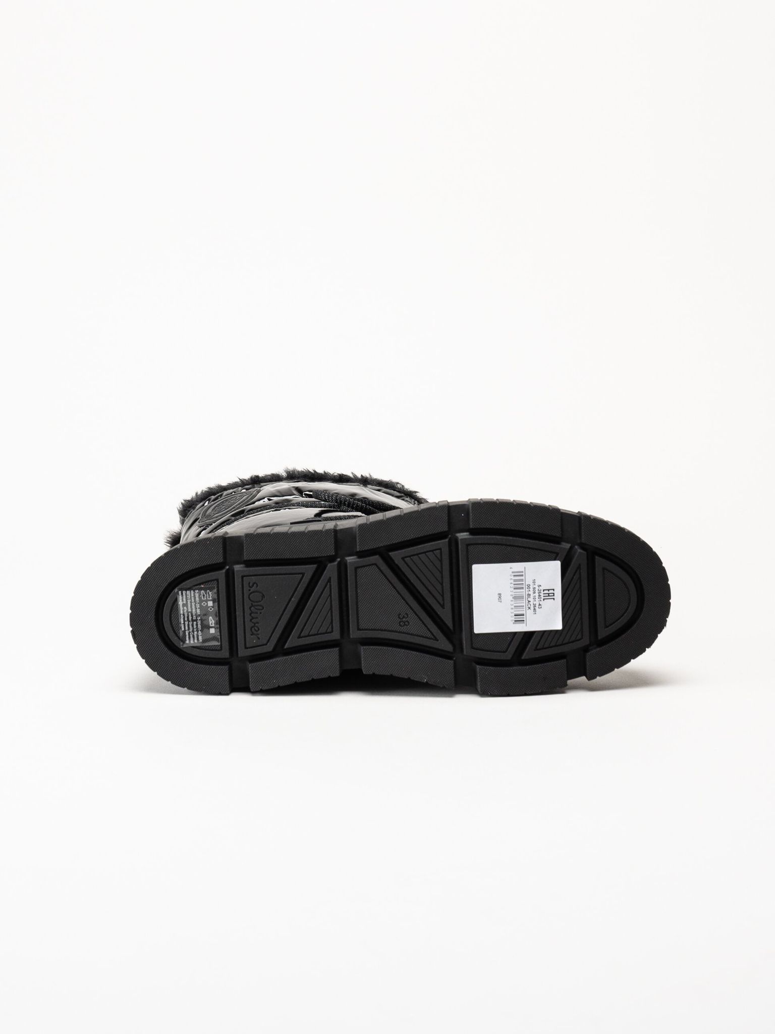 S.Oliver - Svarta fodrade boots