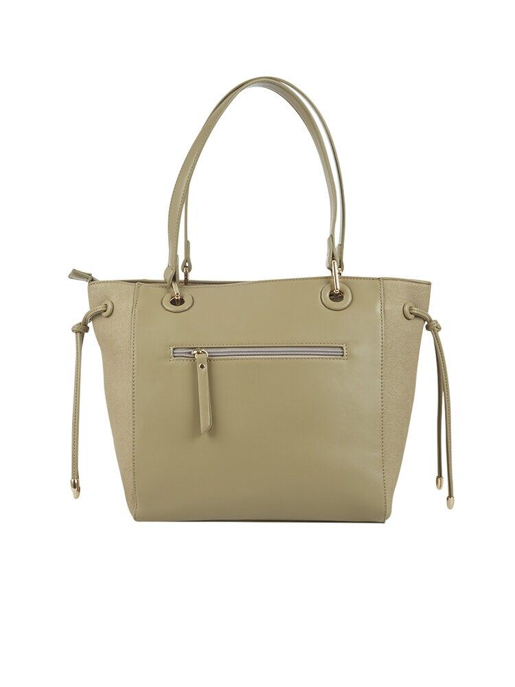 Ulrika Design - Jute - Grön tote i skinnimitation