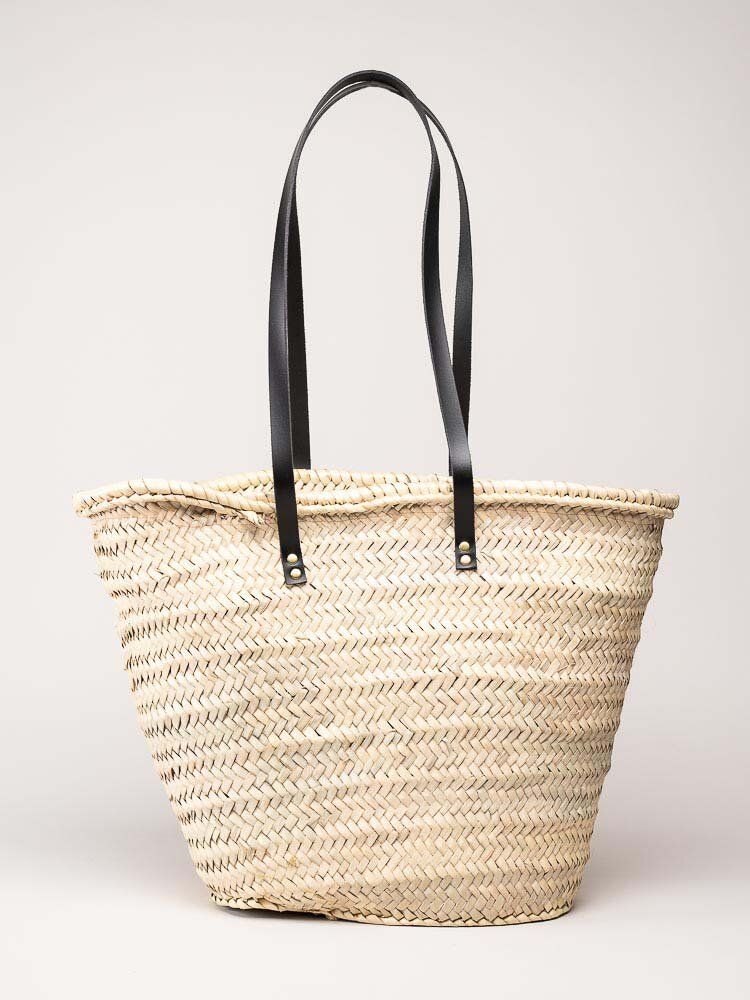 Sweeks - Naturfärgad flätad stråväska