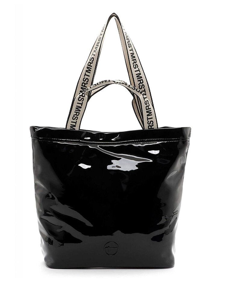 Tamaris bags - Anica - Svart 2 in 1 tote i lack