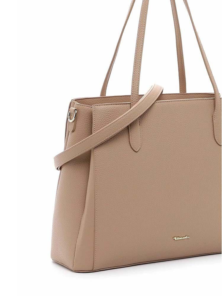 Tamaris bags - Astrid - Beige handväska i skinnimitation
