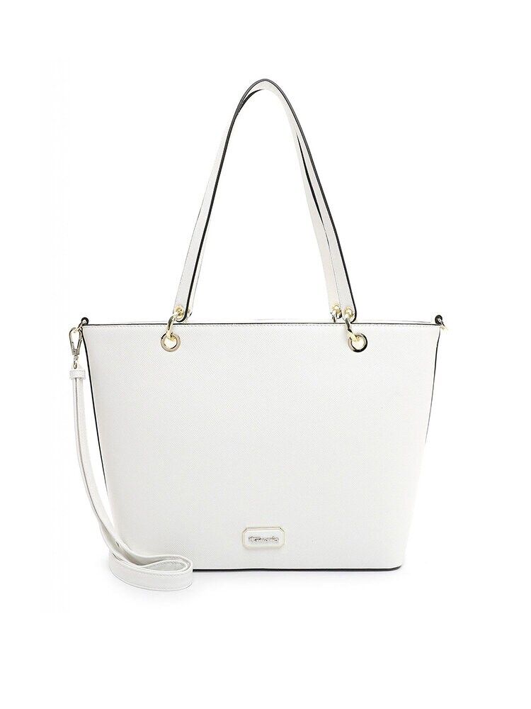 Tamaris bags - Anja - Vit tote i skinnimitation