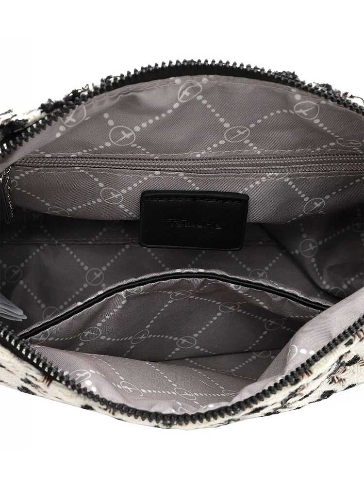 Tamaris bags - Aimee - Hundtandsmönstrad axelremsväska i textil