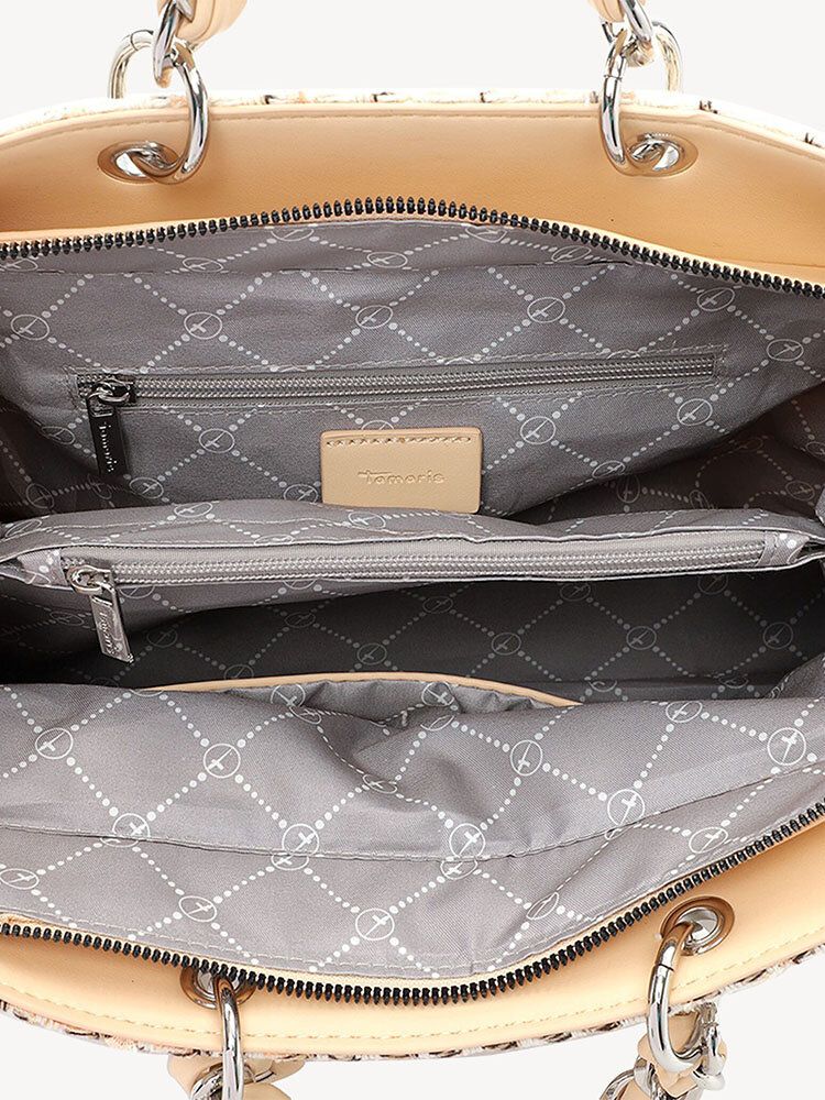 Tamaris bags - Aimee - Hundtandsmönstrad handväska i textil