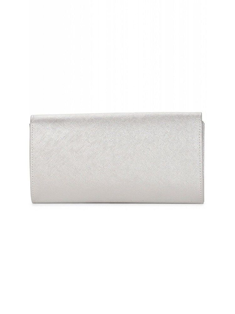 Tamaris bags - Amalia - Silvermetallic kuvertväska i skinnimitation