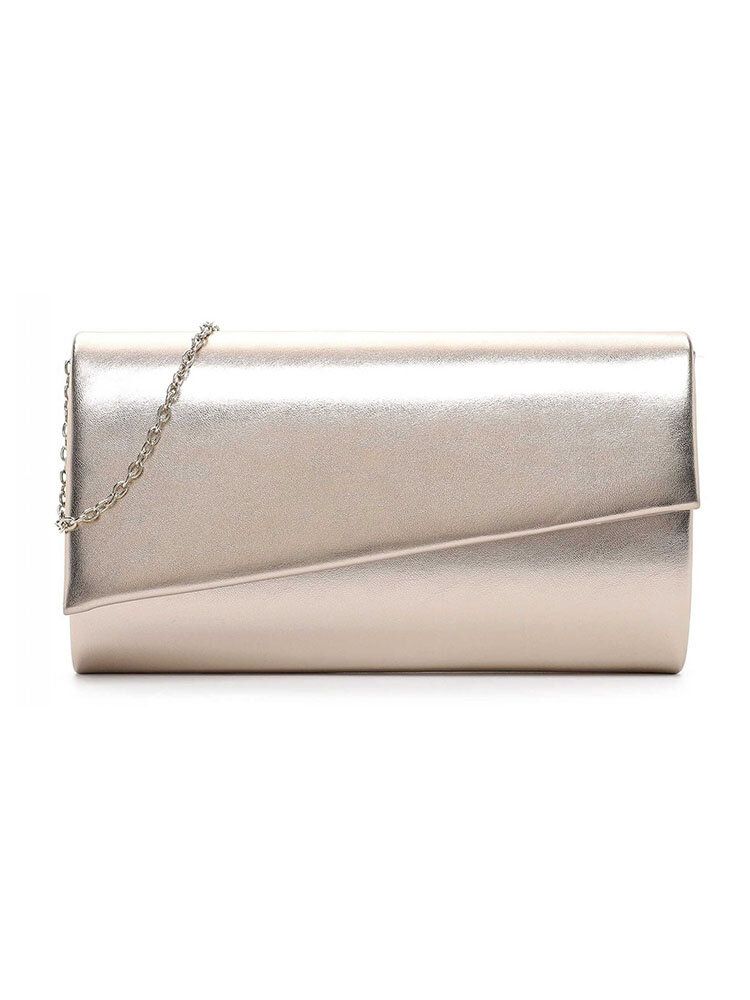 Tamaris bags - Amalia - Guldmetallic kuvertväska i skinnimitation