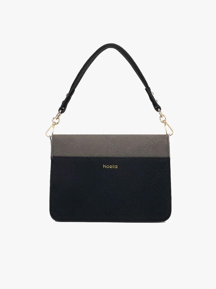 Noella - Blanca - Svart handväska i mockaimitation
