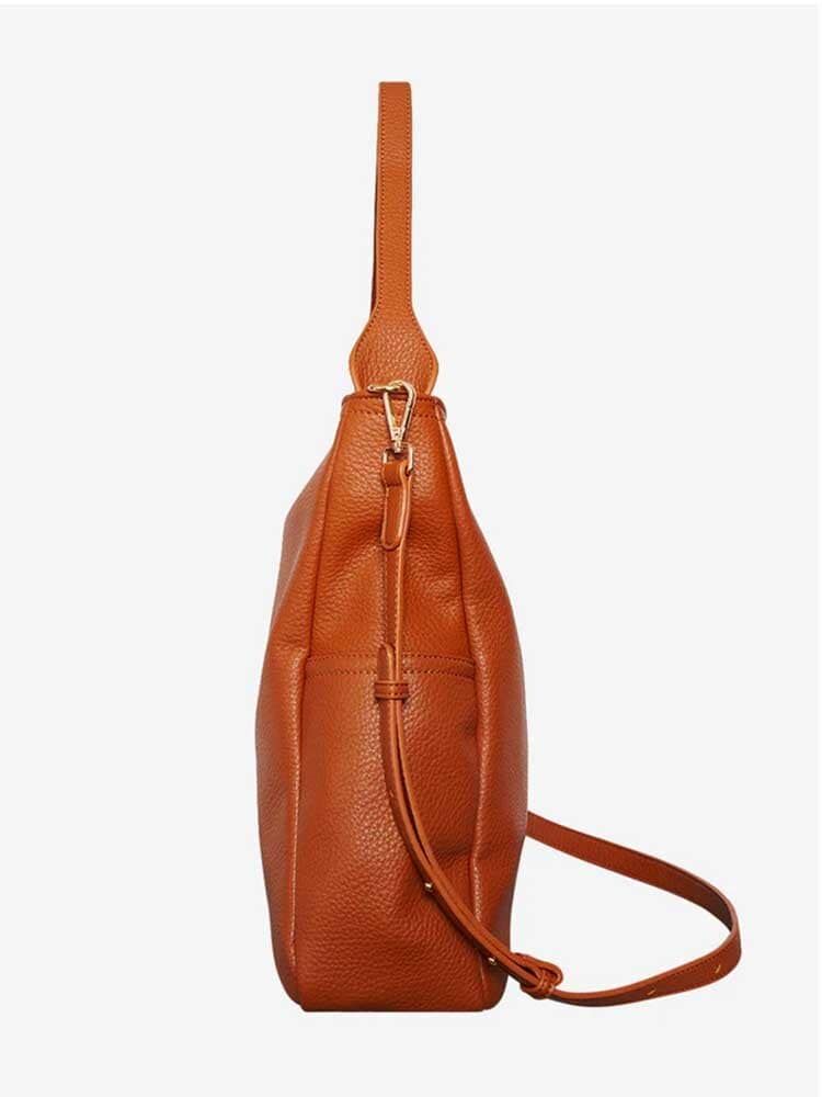 Noella - Penny - Brun tote i skinnimitation