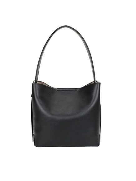 Ulrika Design - Minimalism Hink - Svart hinkväska i skinnimitation