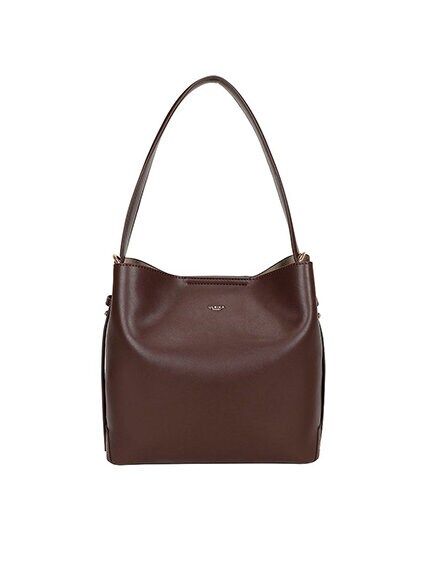 Ulrika Design - Minimalism Hink - Vinröd hinkväska i skinnimitation