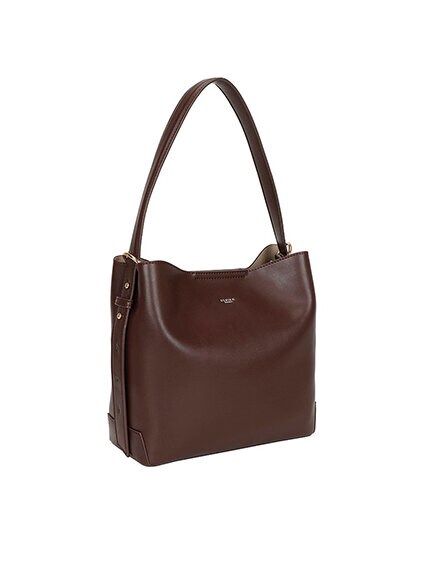 Ulrika Design - Minimalism Hink - Vinröd hinkväska i skinnimitation