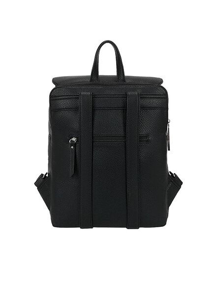 Ulrika Design - Ulrika Business - Svart ryggsäck i skinnimitation för laptop 14"