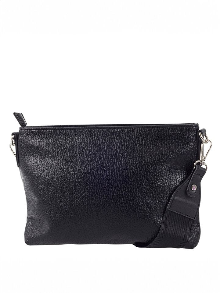 Ulrika Design - Recycled PU 2.0 - Svart väska i mjuk PU med många fack