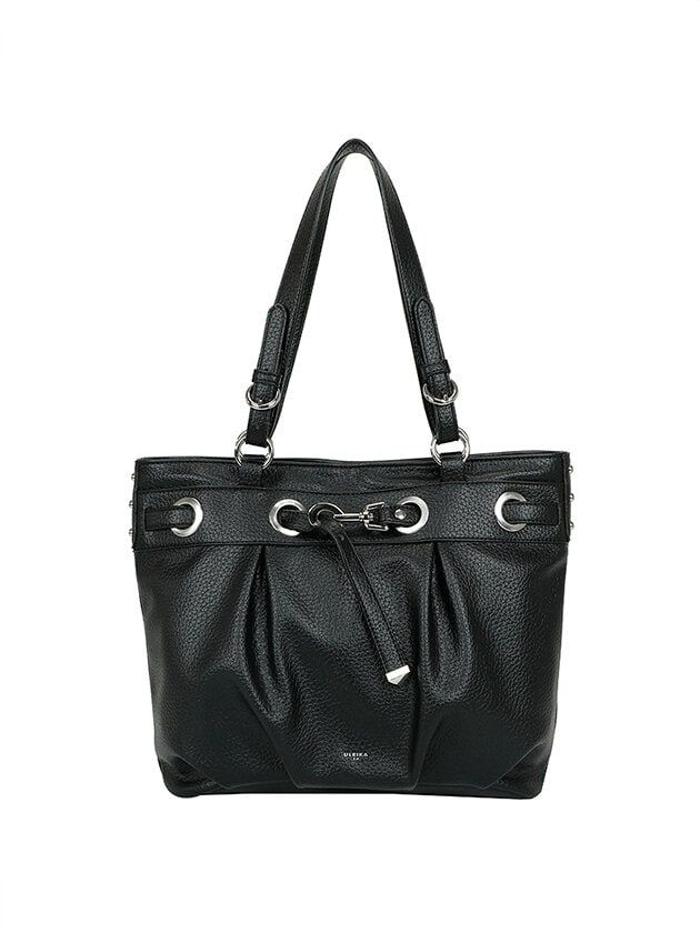 Ulrika Design - Recycled PU 2.0 - Svart väska i mjuk PU med struktur
