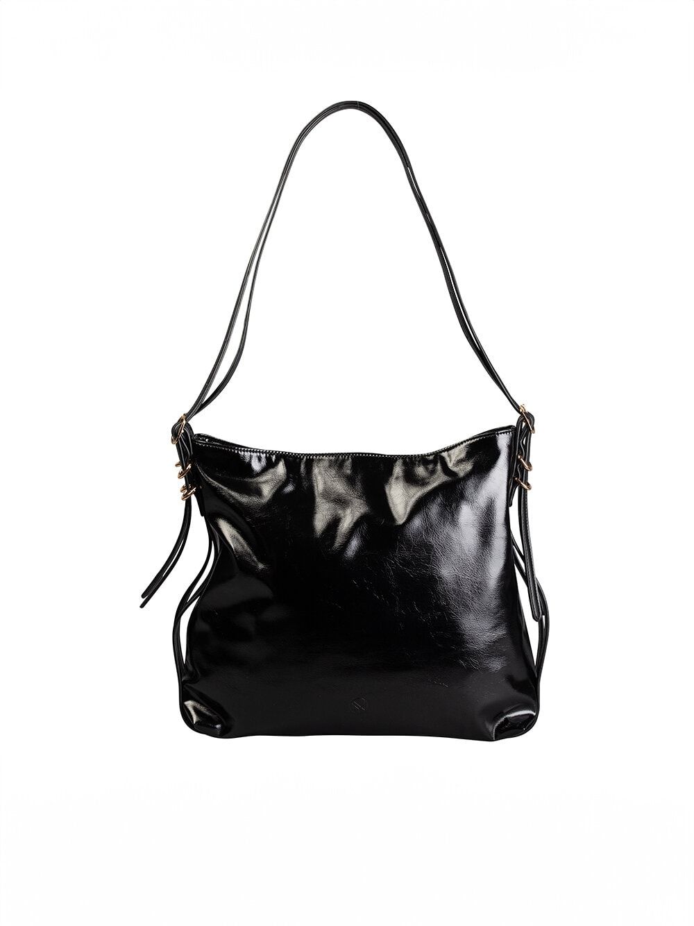 NYPD - NYPD glansig väska - Svart glansig väska med fina detaljer