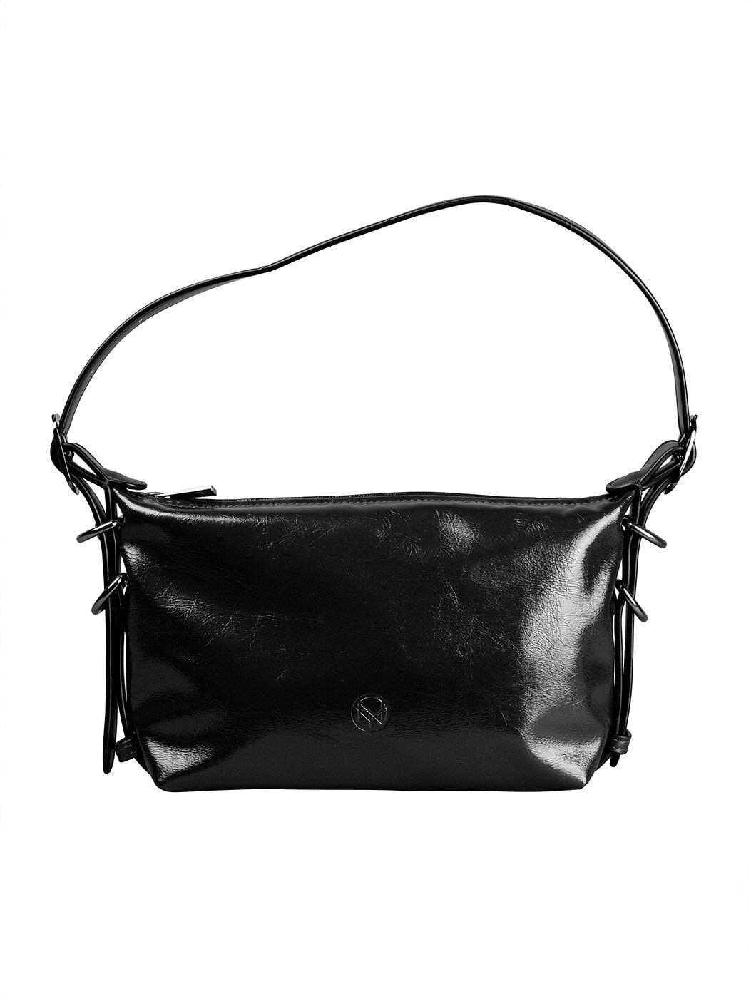 NYPD - NYPD Väska glansig - Svart glansig axelväska