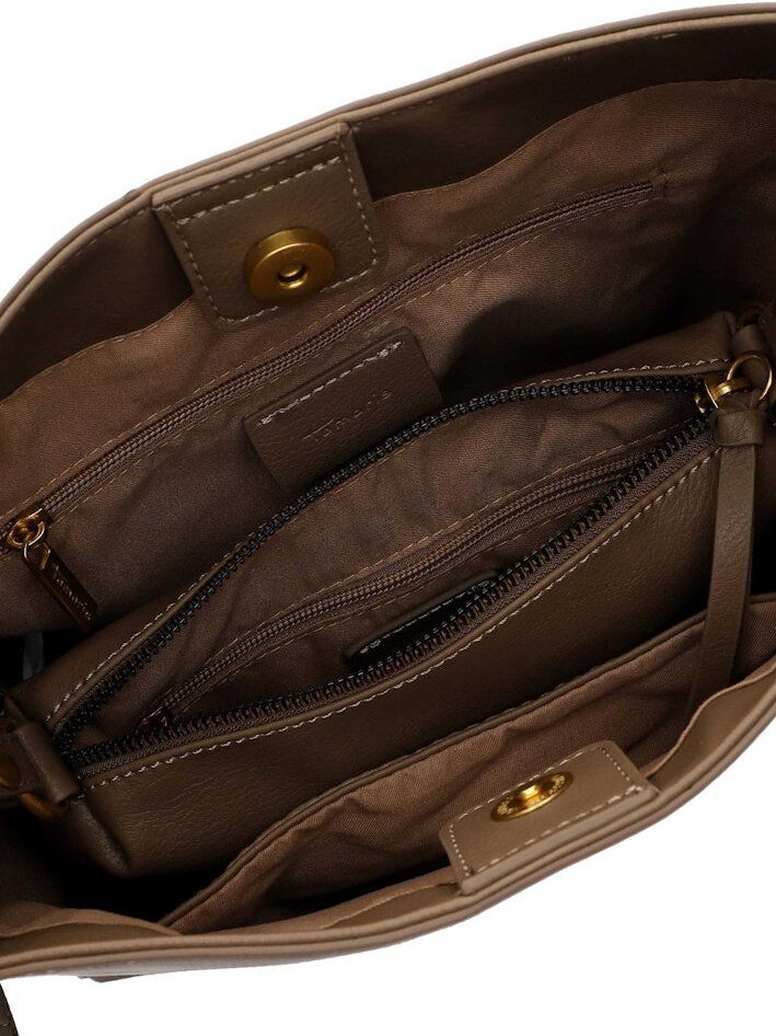 Tamaris bags - Gunda Pouch M - Beige stilren minimalistisk väska - två i en