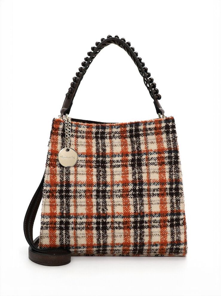 Tamaris bags - Gwenda Pouch M - Multifärgad rutig väska två i en
