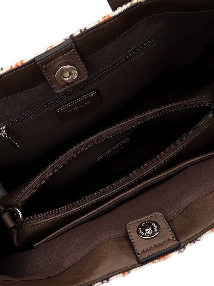 Tamaris bags - Gwenda City Shopper L - Multifärgad rutig väska två i en