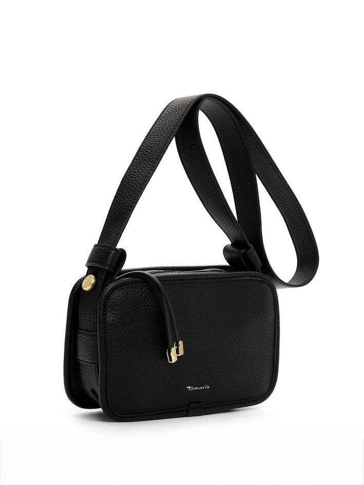 Tamaris bags - Galina Handbag zipper S - Svart handväska med struktur