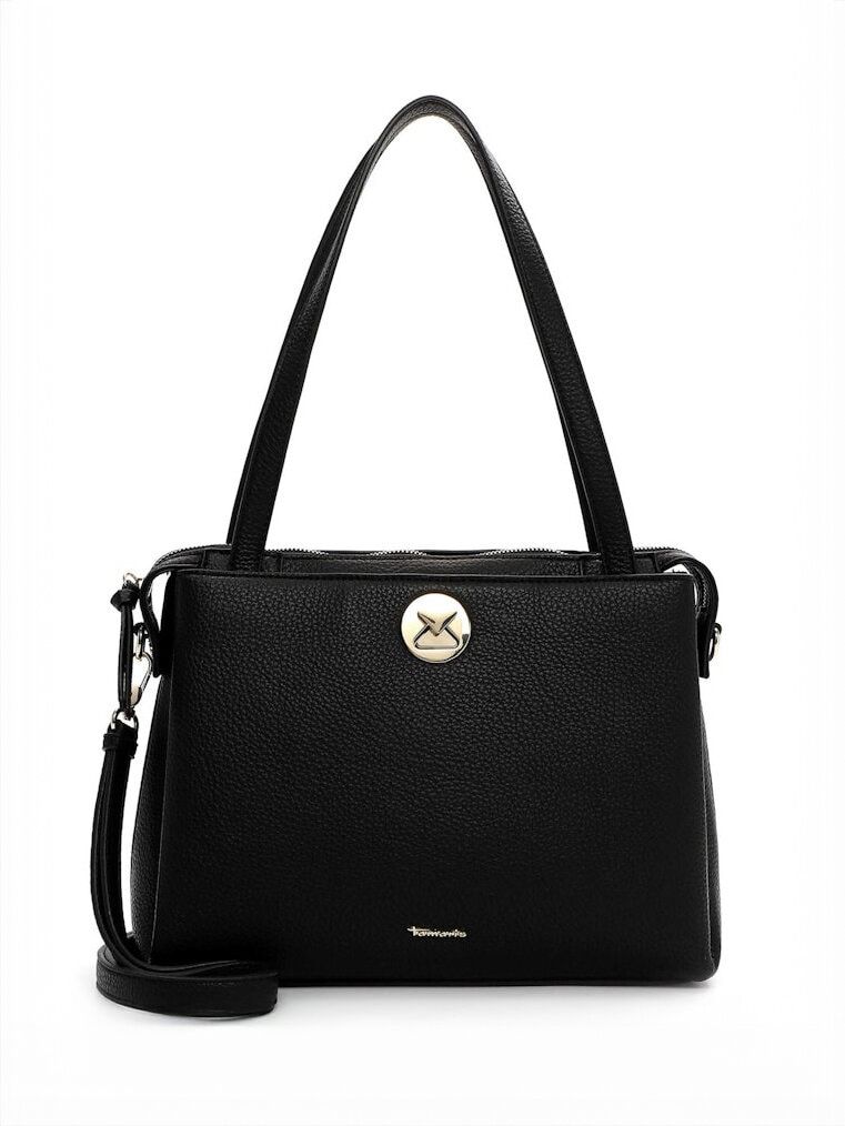 Tamaris bags - Gladis City Shopper M - Svart handväska i mjuk PU med struktur