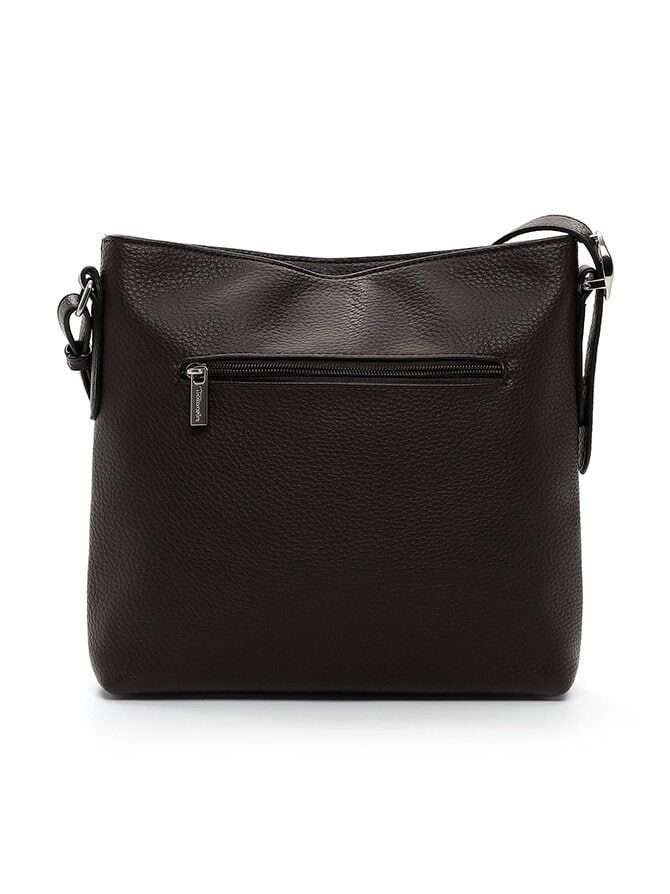 Tamaris bags - Georgie Crossover - Mörkbrun Crossover väska med fin struktur
