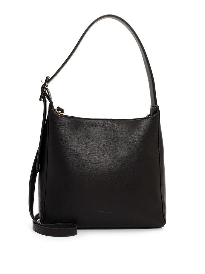 Tamaris bags - Gunda Pouch M - Mörkbrun stilren minimalistisk väska - två i en